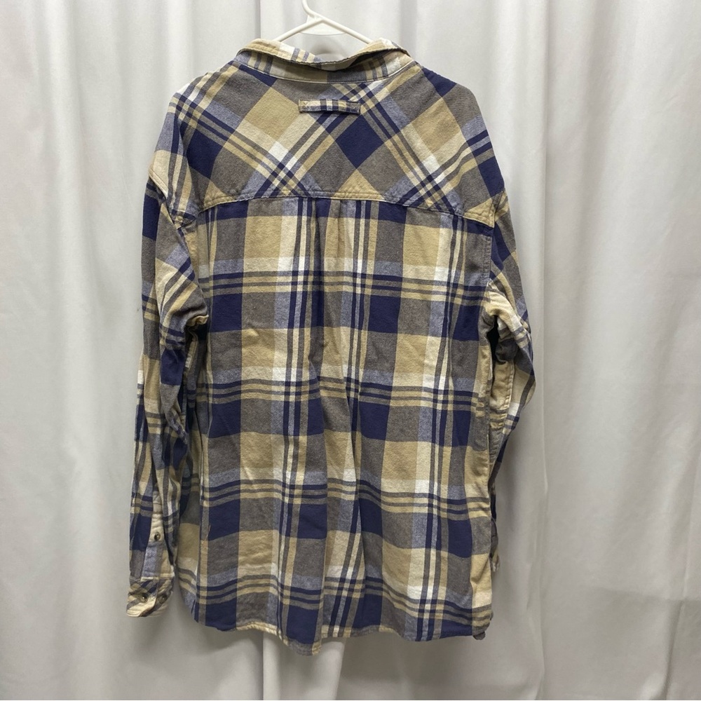 Legendary Whitetails 2xl buck camp button shirt plaid long sleeve cotton - Picture 3 of 9